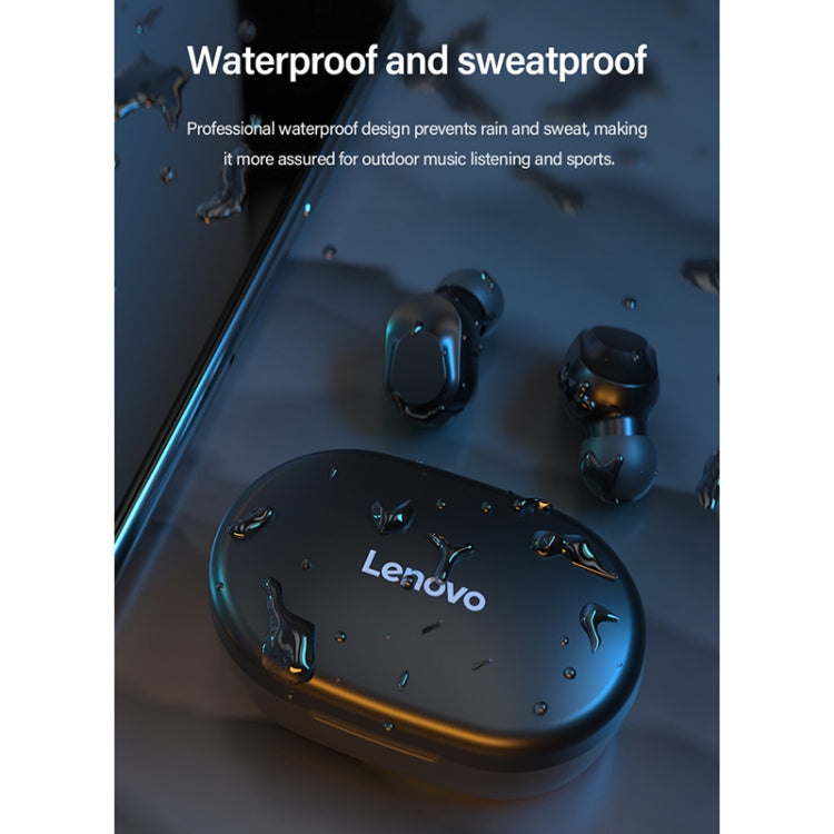 Original Lenovo XT91 Intelligent Noise Reduction Mini Wireless Bluetooth Earphone with Charging Box & LED Power Digital Display, Support Touch & HD Call & Voice Assistant & Dual-mode Earphone (White) - Bluetooth Earphone by Lenovo | Online Shopping UK | buy2fix