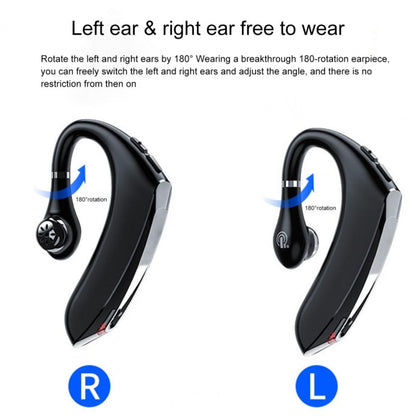 DS800 Bluetooth 5.0 Universal Hanging Ear Style Business Sports Wireless Bluetooth Earphone with Charging Box (Red) - Bluetooth Earphone by buy2fix | Online Shopping UK | buy2fix