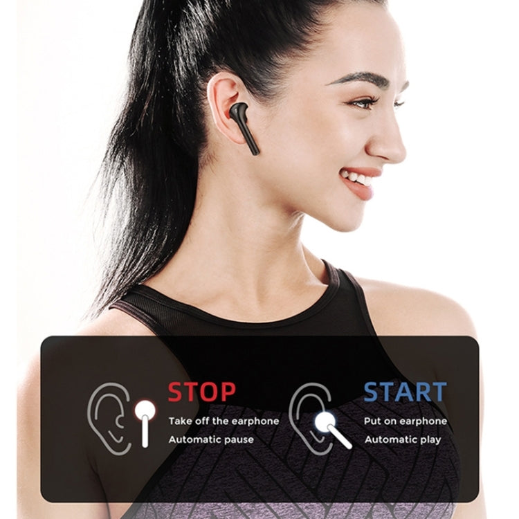 JOYROOM JR-T03S Bluetooth 5.0 Binaural TWS Bluetooth Headset(Black) - TWS Earphone by JOYROOM | Online Shopping UK | buy2fix