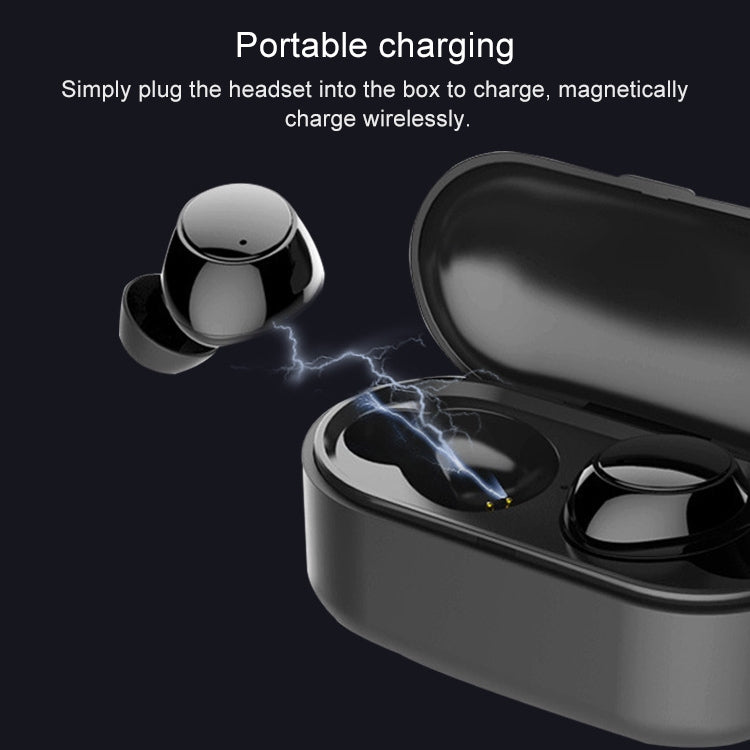 X9S TWS Bluetooth V5.0 Stereo Wireless Earphones with LED Charging Box(Black) - TWS Earphone by buy2fix | Online Shopping UK | buy2fix