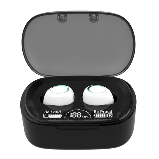 MD06 Mini In-ear TWS Wireless Touch Digital Display Bluetooth Earphone (White) - TWS Earphone by buy2fix | Online Shopping UK | buy2fix