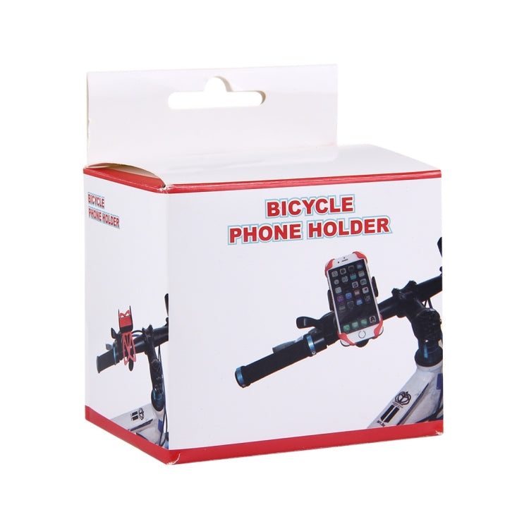 360 Degree Rotation Bicycle Phone Holder with Flexible Stretching Clip for iPhone 7 & 7 Plus / iPhone 6 & 6 Plus / iPhone 5 & 5C & 5s(Black) - Holders by buy2fix | Online Shopping UK | buy2fix