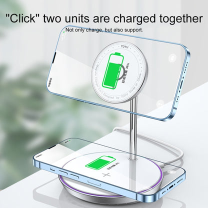 TOTUDESIGN CACW-057 Minimal Series 15W 2 in 1 Height Adjustable Magnetic Wireless Charger - Wireless Charger by TOTUDESIGN | Online Shopping UK | buy2fix