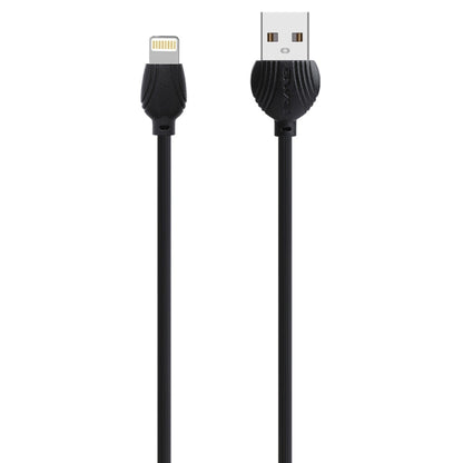 awei CL-63 2.5A 8 Pin Charging + Transmission Aluminum Alloy Data Cable, Length: 1m(Black) - Normal Style Cable by awei | Online Shopping UK | buy2fix
