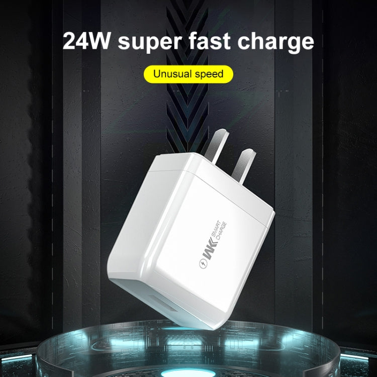 WK WP-U103 Max 24W Lindon Super Fast Charger, Plug Type: CN - USB Charger by WK | Online Shopping UK | buy2fix