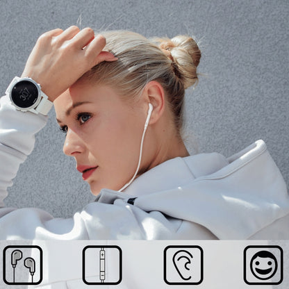 WK Y19  8 Pin In Ear Wired Control Music Earphone, Support Call, Cable Length: 1.2m (White) - In Ear Wired Earphone by WK | Online Shopping UK | buy2fix