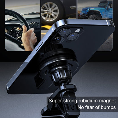 K07 15W Max Output Magnetic Car Air Outlet Bracket Wireless Charger(Black) - In Car by buy2fix | Online Shopping UK | buy2fix