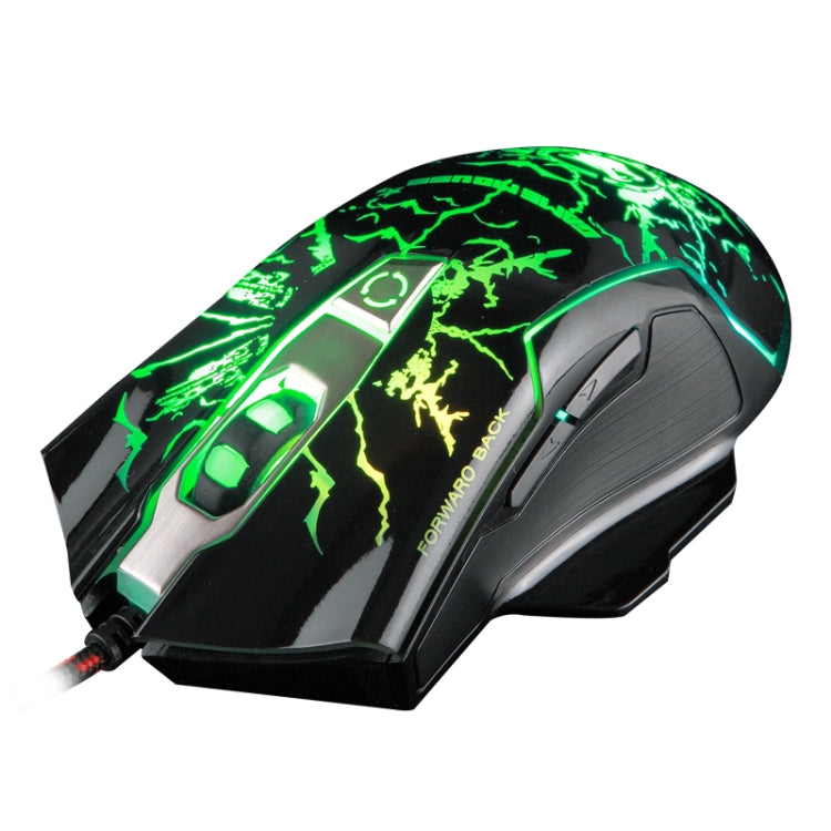 K-RAY M728 Ergonomics Design Game Backlight USB Wired Mouse(Black) - Wired Mice by K-RAY | Online Shopping UK | buy2fix