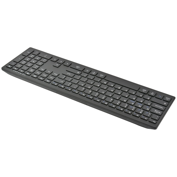 169 2.4Ghz + Bluetooth  Dual Mode Wireless Keyboard, Compatible with iSO & Android & Windows (Black) - Wireless Keyboard by buy2fix | Online Shopping UK | buy2fix