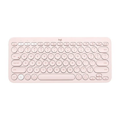 Logitech K380 Portable Multi-Device Wireless Bluetooth Keyboard (Pink) - Wireless Keyboard by Logitech | Online Shopping UK | buy2fix