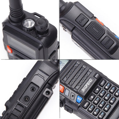 Baofeng BF-UV5R Plus S9 FM Interphone Handheld Walkie Talkie, US Plug (Black) - Handheld Walkie Talkie by BAOFENG | Online Shopping UK | buy2fix