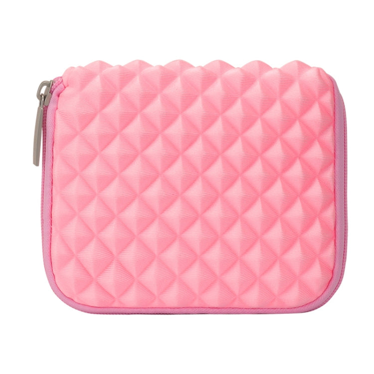 Diamond Texture Laptop Power Bag, Size: 16 x 13 x 1.5cm (Pink) - Other by buy2fix | Online Shopping UK | buy2fix