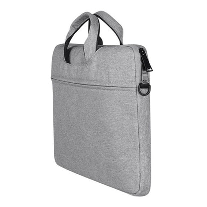 ST01S Waterproof Oxford Cloth Hidden Portable Strap One-shoulder Handbag for 14.1 inch Laptops(Light Grey) - 14.1 inch by buy2fix | Online Shopping UK | buy2fix