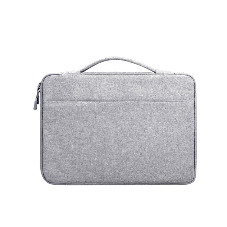 Oxford Cloth Waterproof Laptop Handbag for 15.6 inch Laptops, with Trunk Trolley Strap(Grey) - 15.6 - 17 inch by buy2fix | Online Shopping UK | buy2fix