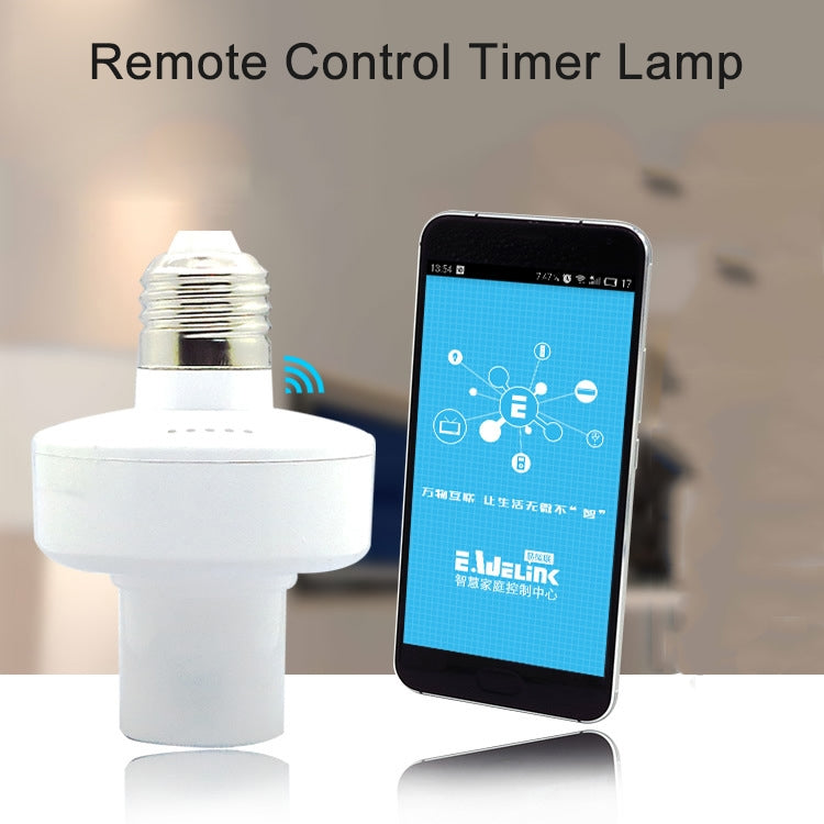 Sonoff Slampher RF eWelink Phone APP WiFi 2.4GHz E27 Smart Light Lamp Bulb Holder with Alexa Echo Voice Control & Google Home for Smart Home, AC 90-250V - Lamp Holders & Bases by Sonoff | Online Shopping UK | buy2fix