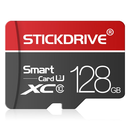 STICKDRIVE 128GB U3 White Line Red and Black TF(Micro SD) Memory Card - Micro SD Card by STICKDRIVE | Online Shopping UK | buy2fix