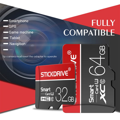 STICKDRIVE 128GB U3 White Line Red and Black TF(Micro SD) Memory Card - Micro SD Card by STICKDRIVE | Online Shopping UK | buy2fix