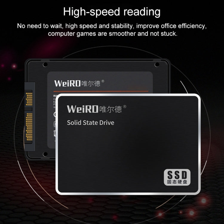 WEIRD S500 512GB 2.5 inch SATA3.0 Solid State Drive for Laptop, Desktop - Computer & Networking by buy2fix | Online Shopping UK | buy2fix