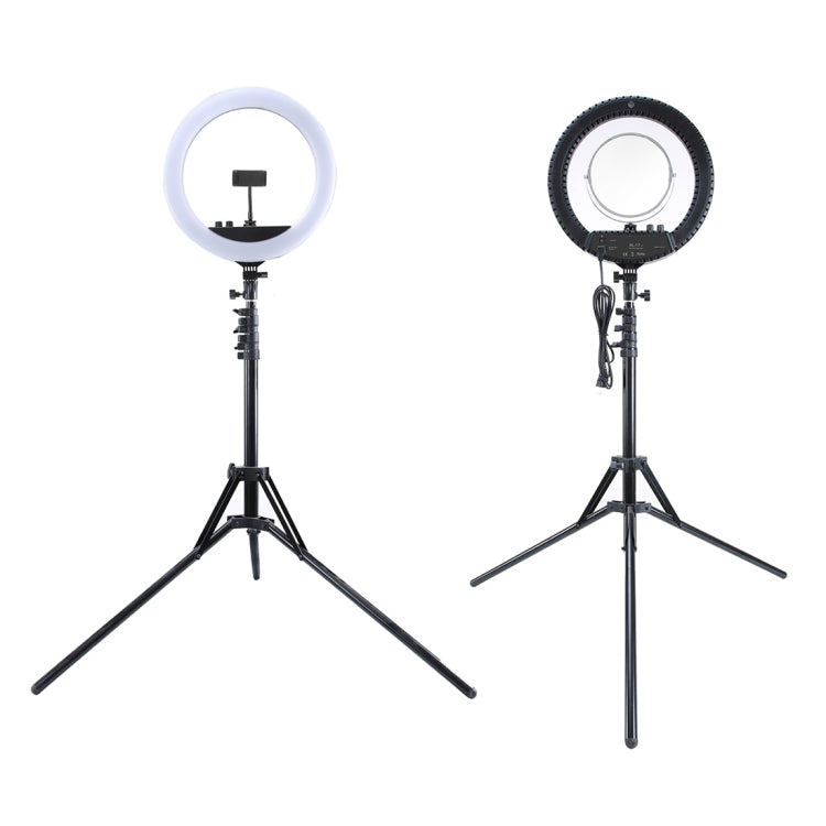 MANTOO RL-12 II 100-240V 28W 12 inch Two-color Dimmable Ring Fill Light with Tripod - Consumer Electronics by MANTOO | Online Shopping UK | buy2fix