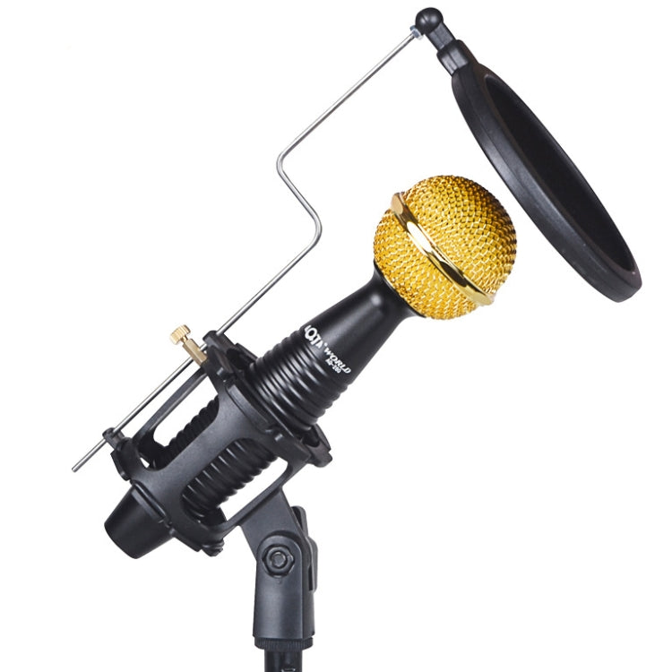 AQ-230 Zinc Alloy K Song Live Recording Noise Reduction Capacitor Microphone, with Shock Mount - Consumer Electronics by buy2fix | Online Shopping UK | buy2fix