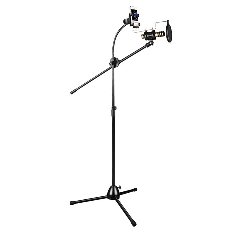 RODD NB-108 Karaoke Phone Microphone Tripod Scissor Arm Stand Holder, For Studio Recording, Live Broadcast, Live Show, KTV, etc. - Consumer Electronics by buy2fix | Online Shopping UK | buy2fix