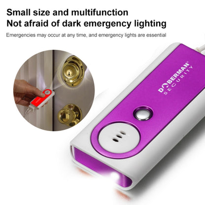 SE-0203 Mobile Door and Window Anti-theft Alarm with Lighting Light, Decibel: 100dB (Purple) - Security by buy2fix | Online Shopping UK | buy2fix