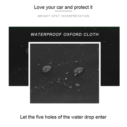 210D Oxford Cloth Motorcycle Electric Car Rainproof Dust-proof Cover, Size: XXL (Black) - Raincoat by buy2fix | Online Shopping UK | buy2fix