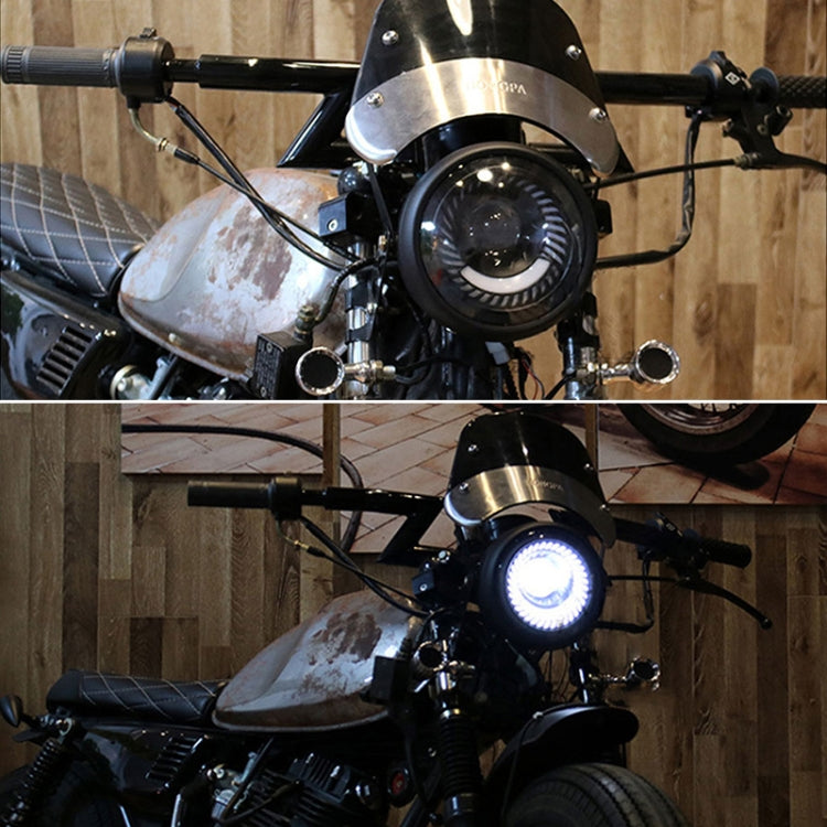 Motorcycle 5.75 inch Headlight Retro Lamp LED Light DC12V / 40W/ 6000K / 2800LM - Headlights by buy2fix | Online Shopping UK | buy2fix