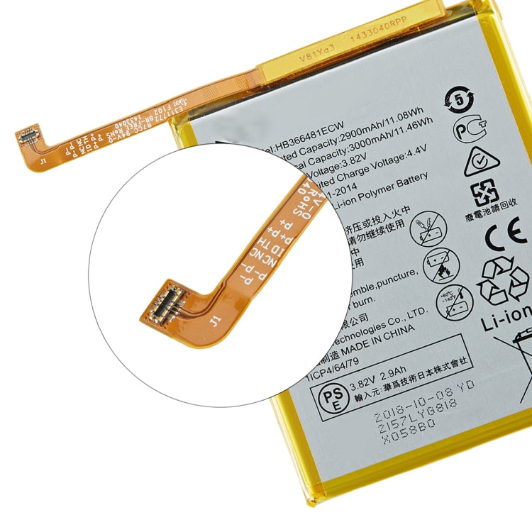 3000mAh Li-Polymer Battery Replacement for Huawei P20 Lite / P10 Lite / Nova 3e / Honor 9 Lite / Honor 9i - For Huawei by buy2fix | Online Shopping UK | buy2fix