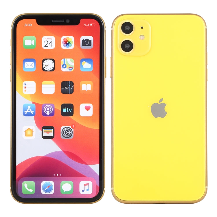 For iPhone 11 Color Screen Non-Working Fake Dummy Display Model (Yellow) - For iPhone & iPad by buy2fix | Online Shopping UK | buy2fix