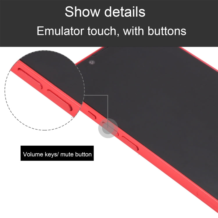 For iPhone 14 Plus Black Screen Non-Working Fake Dummy Display Model(Red) - For iPhone & iPad by buy2fix | Online Shopping UK | buy2fix