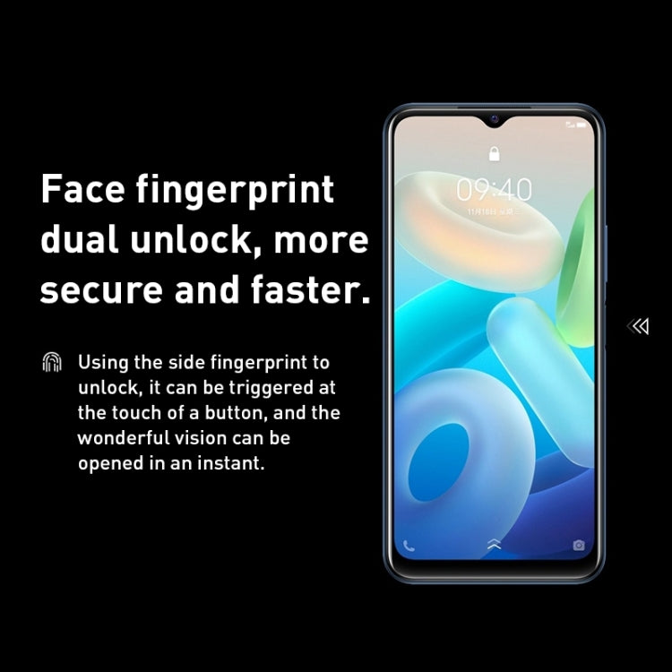 vivo Y32 4G, 8GB+128GB, Dual Back Cameras, Side Fingerprint Identification, 5000mAh Battery, 6.51 inch Android 11.0 OriginOS 1.0 Snapdragon 680 Octa Core up to 2.4GHz, OTG, Network: 4G(Blue) - vivo by vivo | Online Shopping UK | buy2fix