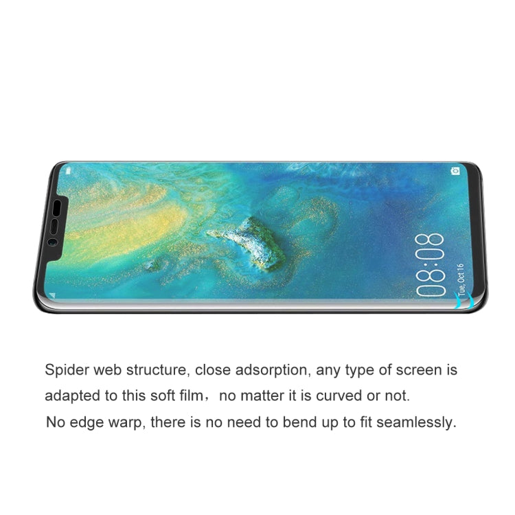 ENKAY Hat-Prince 0.1mm 3D Full Screen Protector Explosion-proof Hydrogel Film for Huawei Mate 20 Pro, TPU+TPE+PET Material - For Huawei by ENKAY | Online Shopping UK | buy2fix