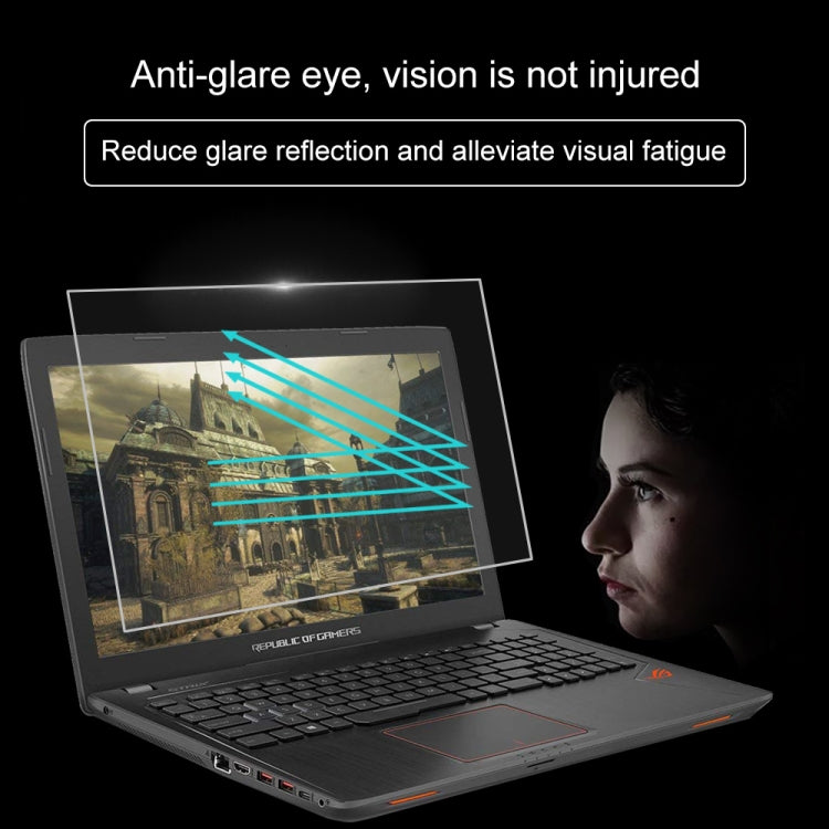 Laptop Screen HD Tempered Glass Protective Film for ASUS ROG GL553VD 15.6 inch -  by buy2fix | Online Shopping UK | buy2fix