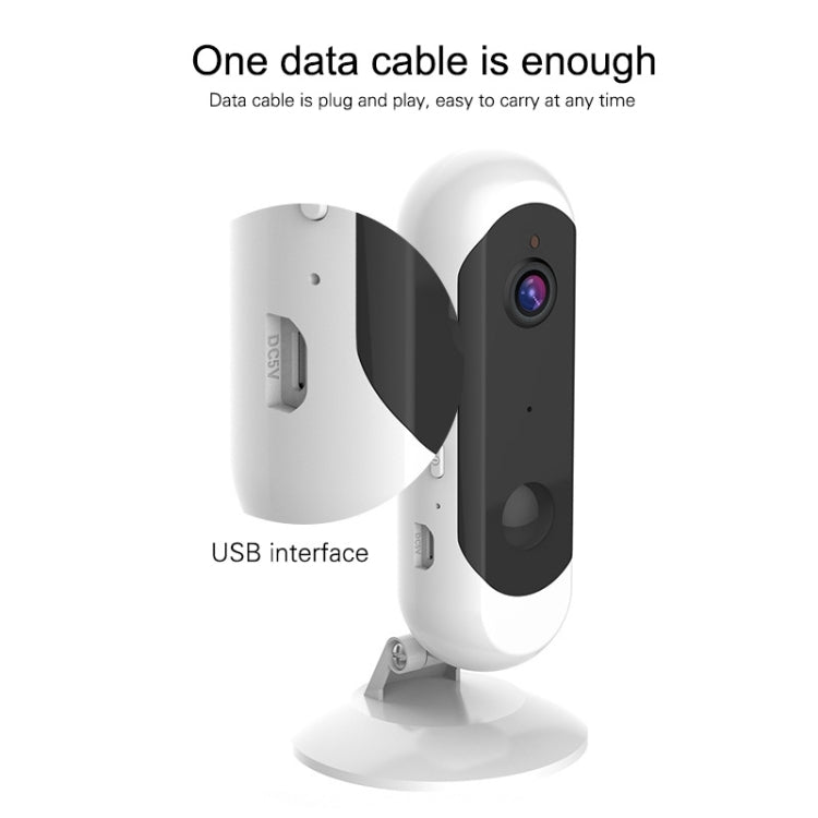 1080P HD Intelligent Unplugged Surveillance Wireless Camera without Memory - Security by buy2fix | Online Shopping UK | buy2fix