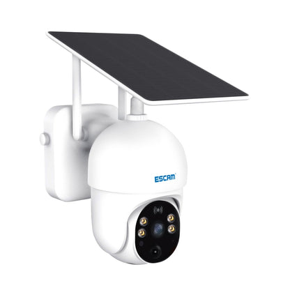 ESCAM QF255 2.0 Million Pixels 1080P HD WiFi Solar Camera, Support Two-way Voice & PIR Motion Detection & Night Vision & TF Card - Dome Camera by ESCAM | Online Shopping UK | buy2fix