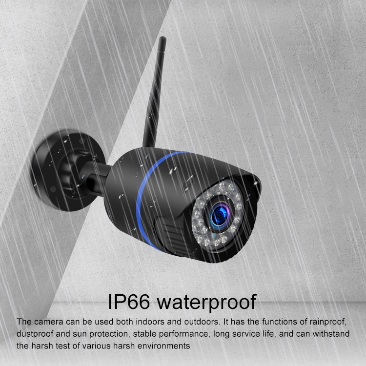 Q4 2.0 Million Pixels 1080P HD Wireless IP Camera, Support Motion Detection & Two-way Audio & Infrared Night Vision & TF Card, UK Plug - Security by buy2fix | Online Shopping UK | buy2fix