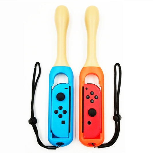 2 PCS Handle Holder Grip Drumstick with Wrist Strap for Nintendo Switch Joy-con - Gamepads by buy2fix | Online Shopping UK | buy2fix