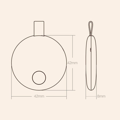 Original Xiaomi Youpin Ranres Intelligent Anti-lost Device Smart Positioning Finder, Lite Version(White) - Security by Xiaomi | Online Shopping UK | buy2fix