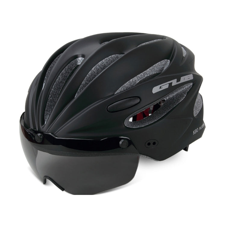 GUB K80 Plus Bike Helmet With Visor And Goggles(Black) - Protective Helmet & Masks by GUB | Online Shopping UK | buy2fix