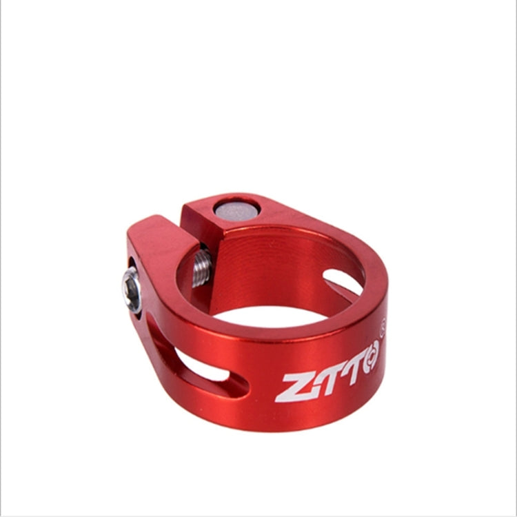 ZTTO MTB Road Bike Seatpost Clamp Aluminium Alloy Bicycle Parts,Diameter: 31.8mm(Red) - Outdoor & Sports by ZTTO | Online Shopping UK | buy2fix