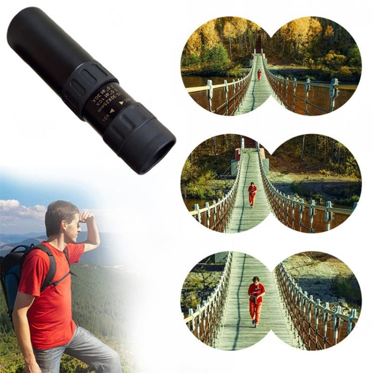 Nikula 10-30x25 Portable Professional High Times High Definition Night-vision Metal Telescope - Monocular Binoculars by Nikula | Online Shopping UK | buy2fix