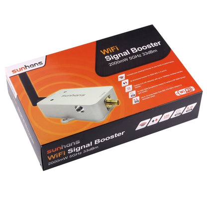 sunhans SH58Gi2000 2000mW (33dBm) 5.8GHz WiFi Signal Booster Repeater WiFi Amplifier - Broadband Amplifiers by buy2fix | Online Shopping UK | buy2fix