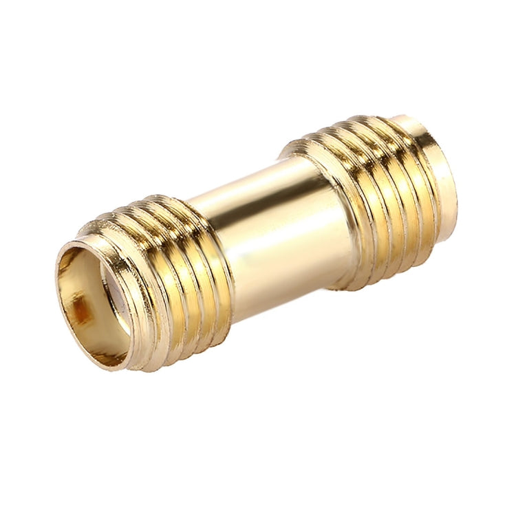 SMA Female to SMA Female Connector Adapter(Gold) - Connectors by buy2fix | Online Shopping UK | buy2fix