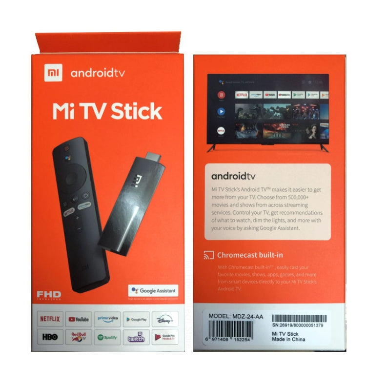 [HK Warehouse] Original Xiaomi Mi Android TV Stick, Quad Core Cotex A53, RAM 1GB + ROM 8GB, Global Version, EU Plug - Consumer Electronics by Xiaomi | Online Shopping UK | buy2fix