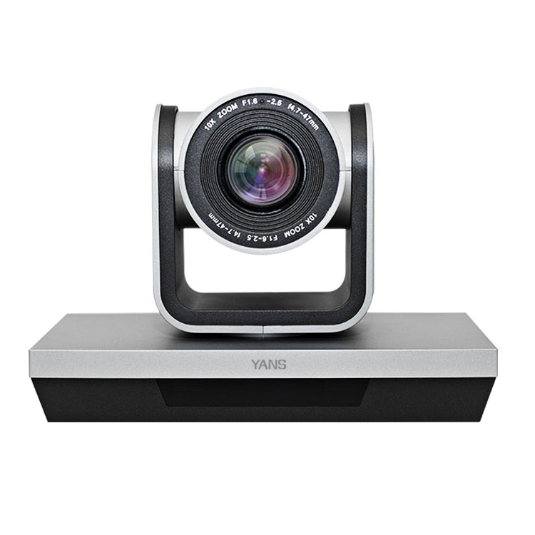 YANS YS-H210U USB HD 1080P 10X Zoom Lens Video Conference Camera with Remote Control, US Plug(Grey) - HD Camera by YANS | Online Shopping UK | buy2fix