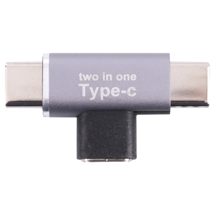 USB-C / Type-C Female to USB-C / Type-C Male + USB-C / Type-C Male Converter - Computer & Networking by buy2fix | Online Shopping UK | buy2fix