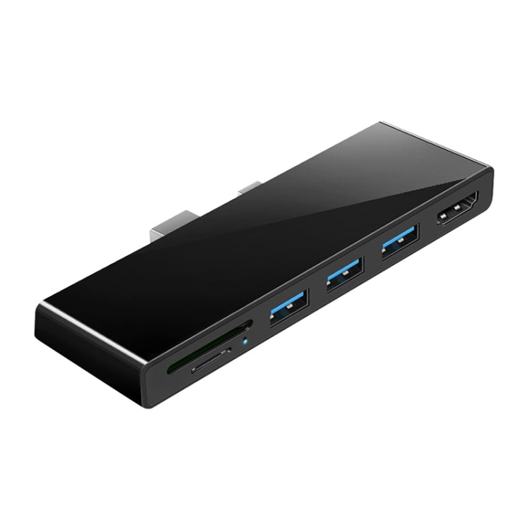 Rocketek SH768 6 in 1 USB 3.0 / HDMI / SD / TF HUB Adapter for Surface Pro 5 / 6 - USB 3.0 HUB by ROCKETEK | Online Shopping UK | buy2fix