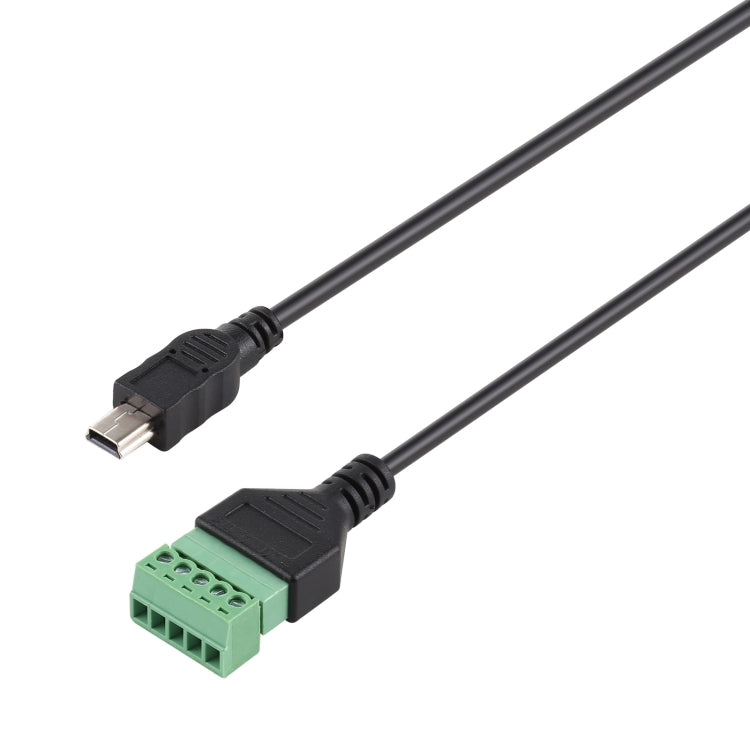 Mini 5 Pin Male to 5 Pin Pluggable Terminals Solder-free USB Connector Solderless Connection Adapter Cable, Length: 30cm -  by buy2fix | Online Shopping UK | buy2fix