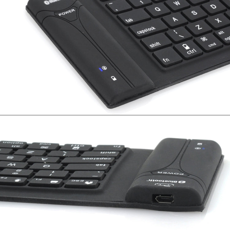 JA-11 108-keys Foldable Silicone Bluetooth Keyboard - Wireless Keyboard by buy2fix | Online Shopping UK | buy2fix